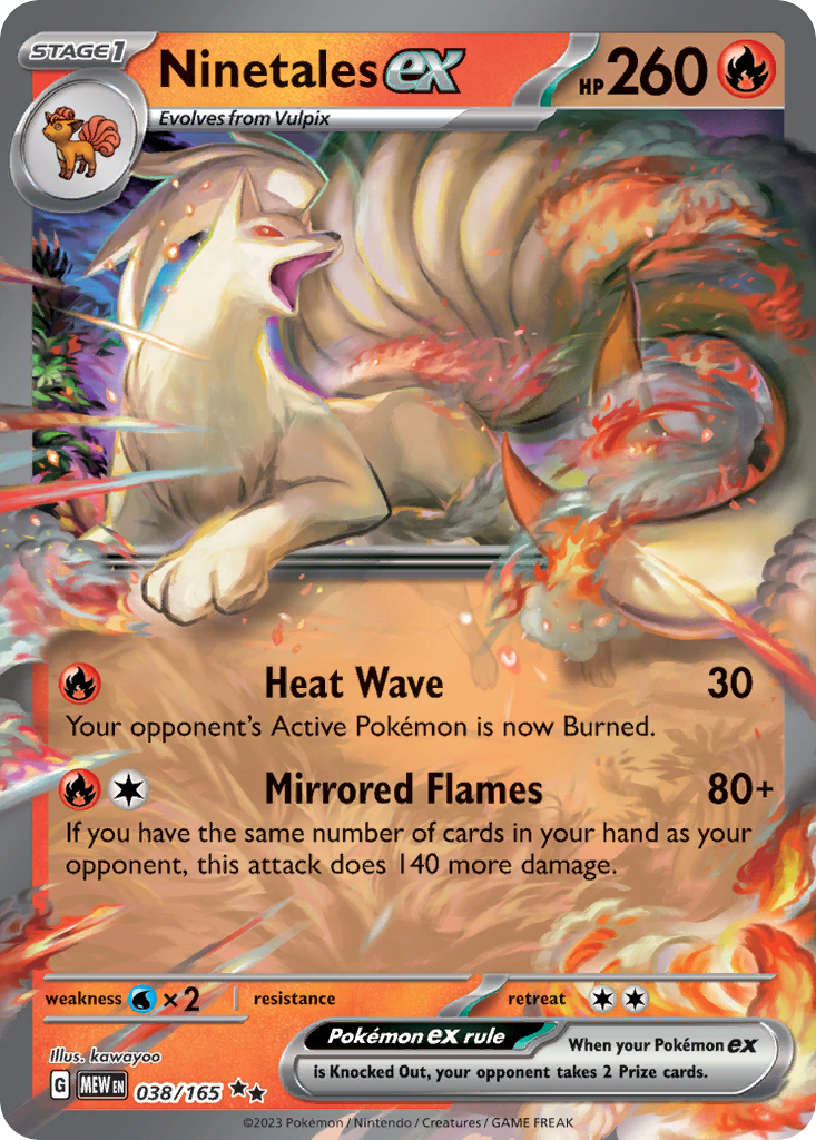 Ninetales EX - 151 SET-38