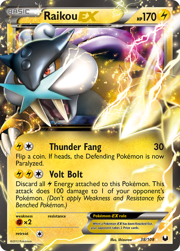 Raikou-EX - Dark Explorers SET-38