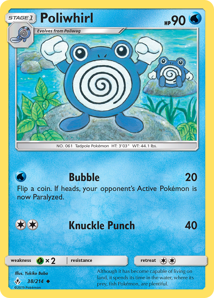 Poliwhirl - Unbroken Bonds SET-38