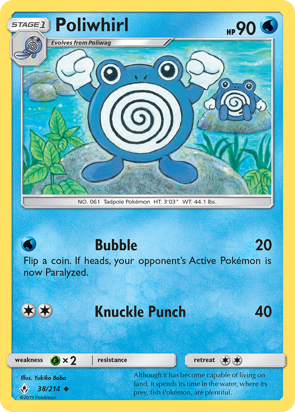 Poliwhirl - Unbroken Bonds SET-38