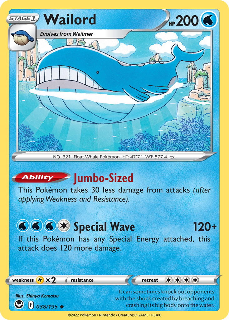 Wailord - Silver Tempest SET-38
