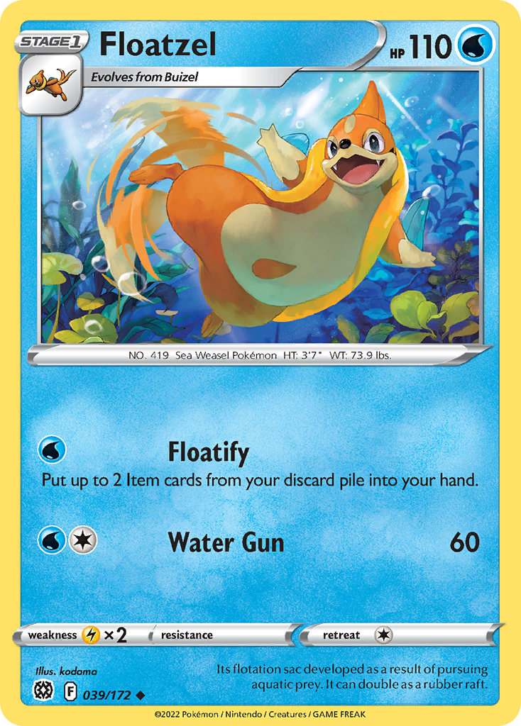 Floatzel - Brilliant Stars SET-39