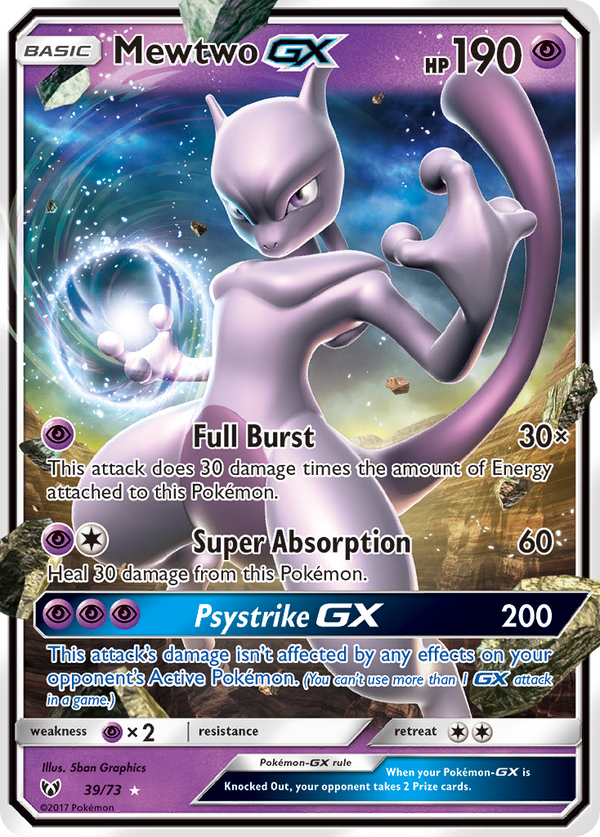 Mewtwo-GX - Shining Legends SET-39