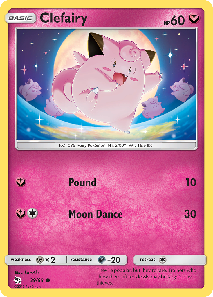 Clefairy - Hidden Fates SET-39