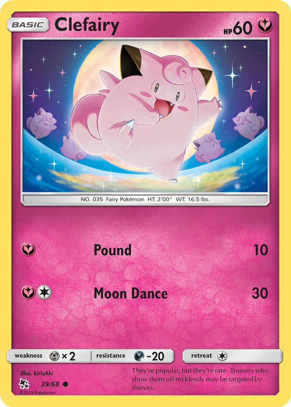 Clefairy - Hidden Fates SET-39