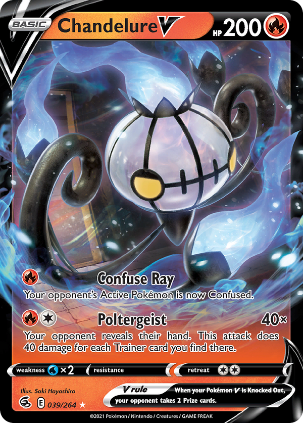 Chandelure V - Fusion Strike SET-39