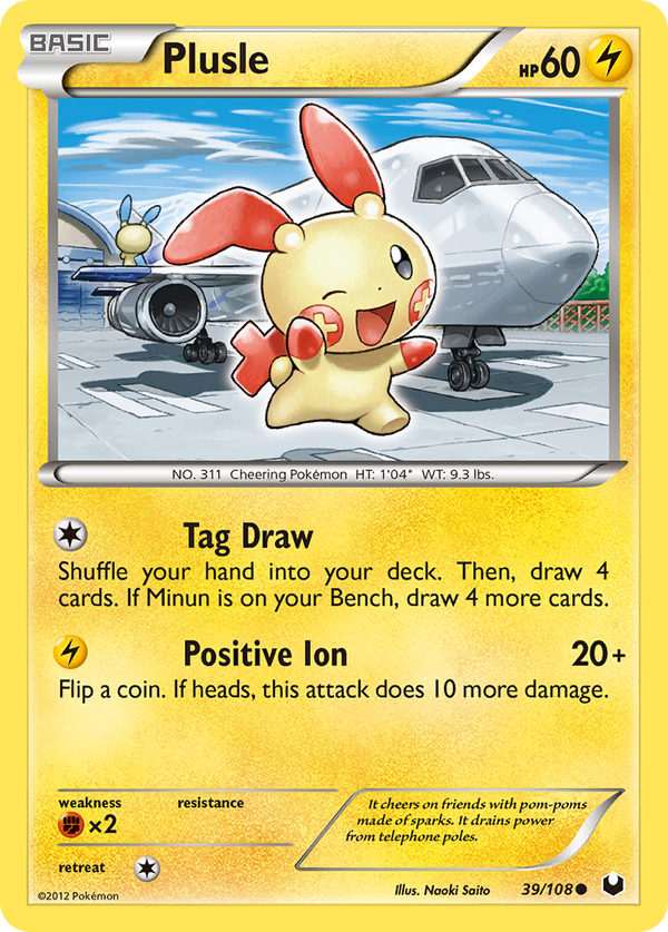 Plusle - Dark Explorers SET-39