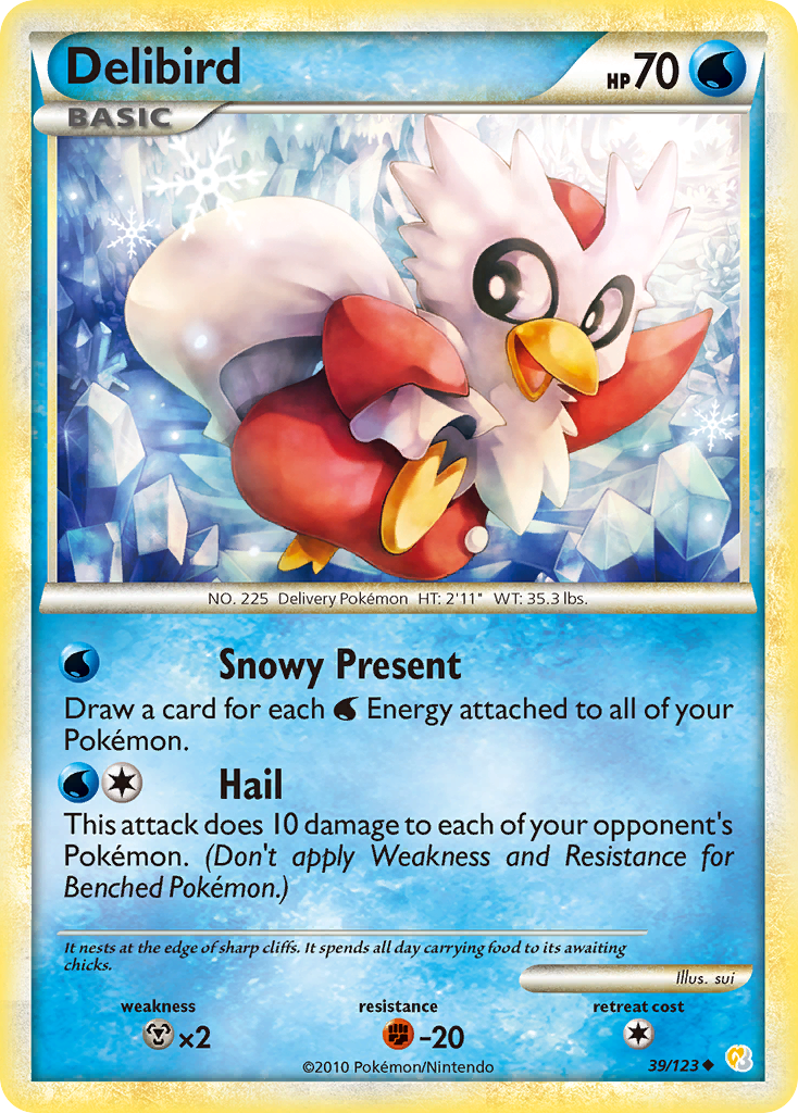 Delibird - HeartGold & SoulSilver SET-39