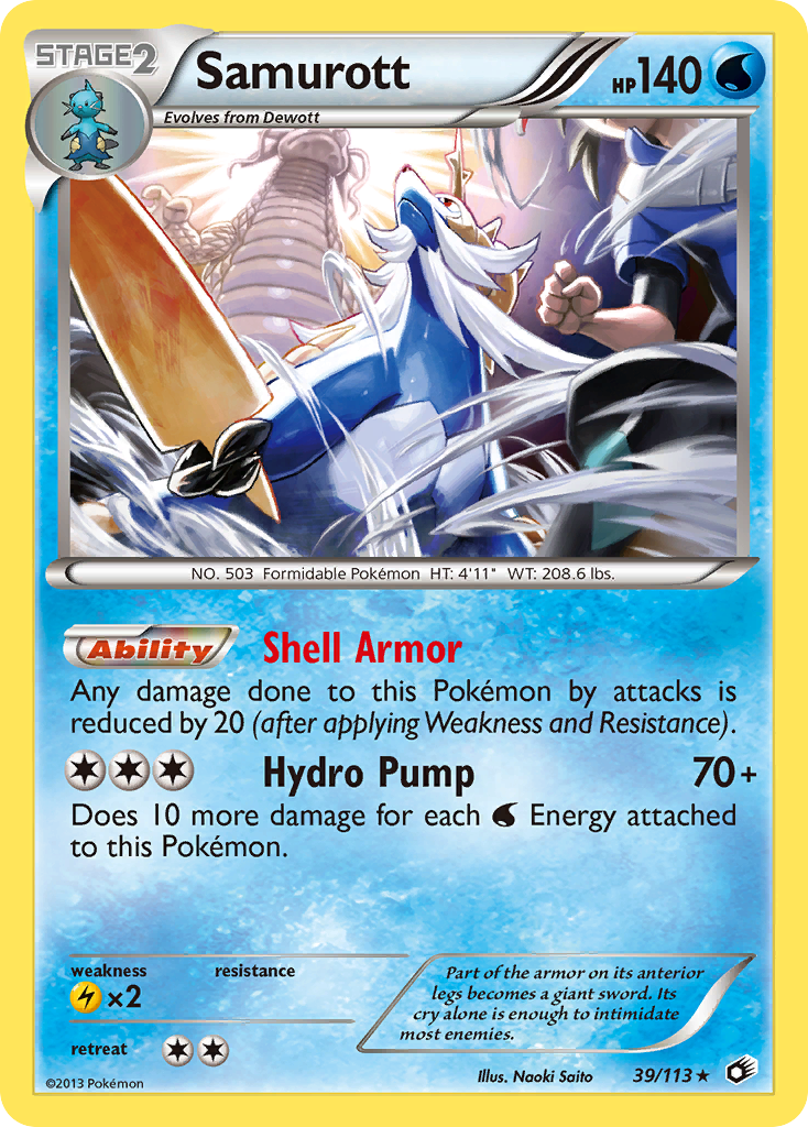 Samurott - Legendary Treasures SET-39