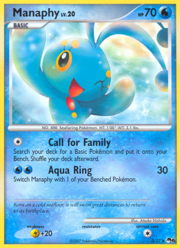 Manaphy - POP Series 6 SET-3