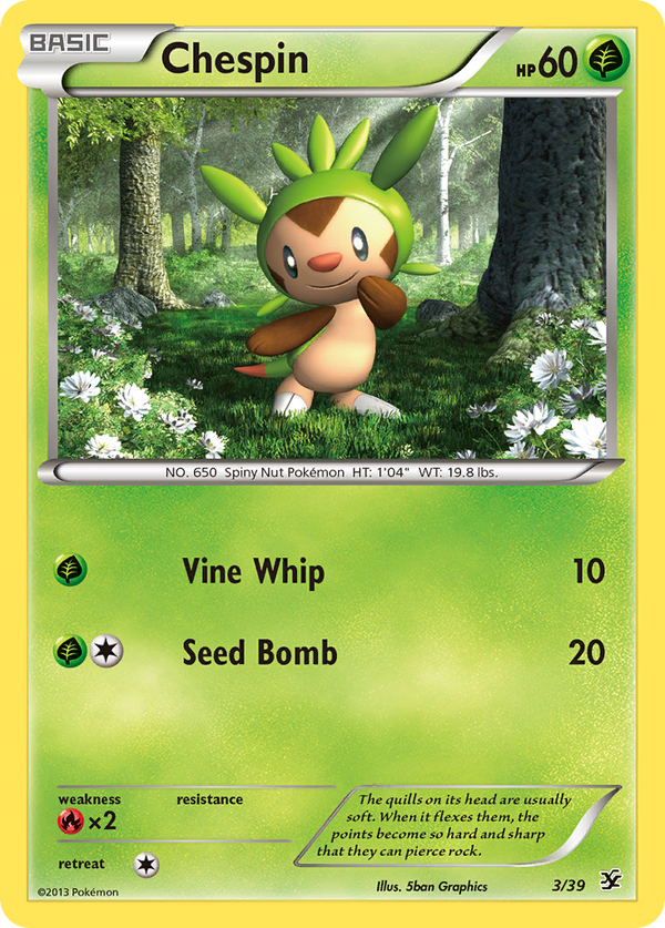 Chespin - Kalos Starter Set SET-3