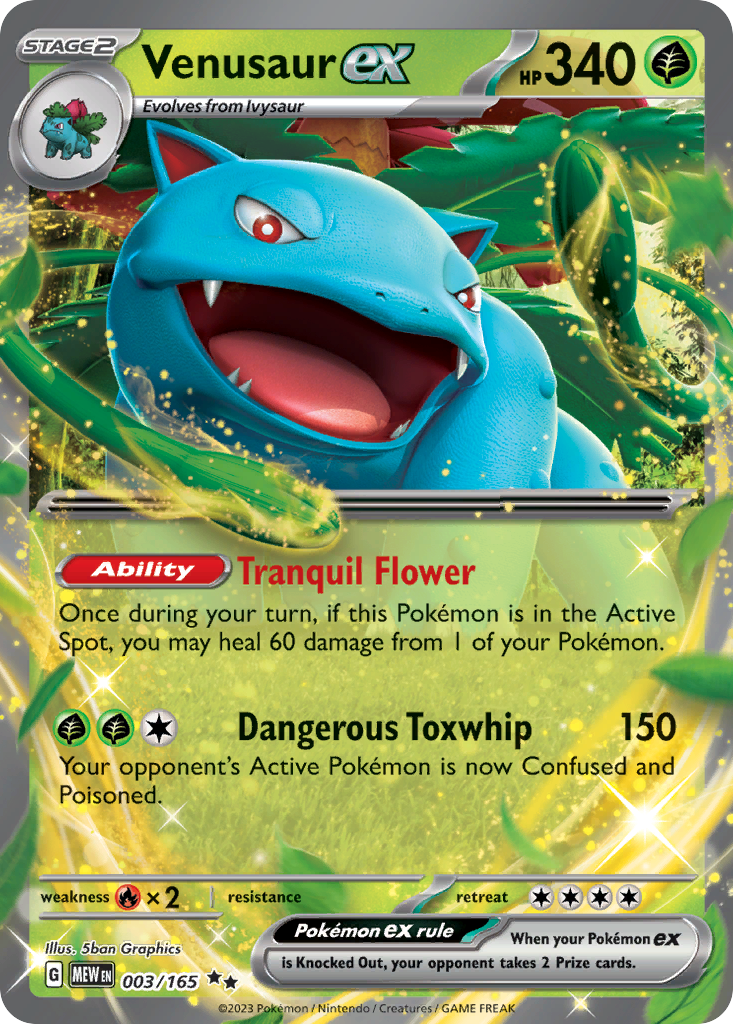 Venusaur EX - 151 SET-3