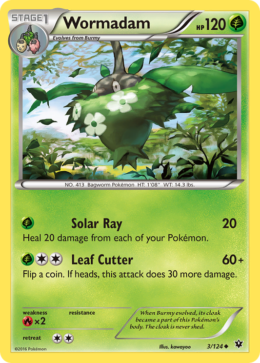 Wormadam (Fates Collide SET) (Pokémon) (Stage 1) (Grass) (HP: 120) (Uncommon) (PKM Fates Collide SET-51)