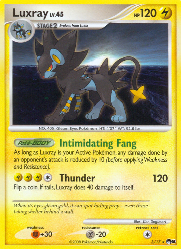 Luxray - POP Series 8 SET-3