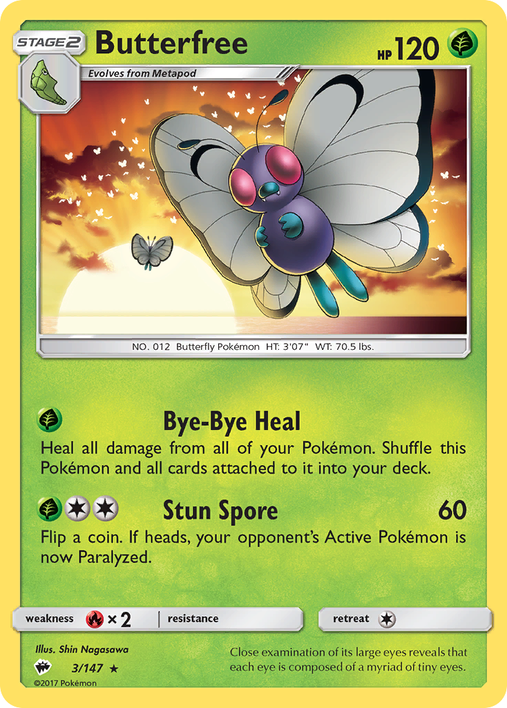 Butterfree - Burning Shadows SET-3
