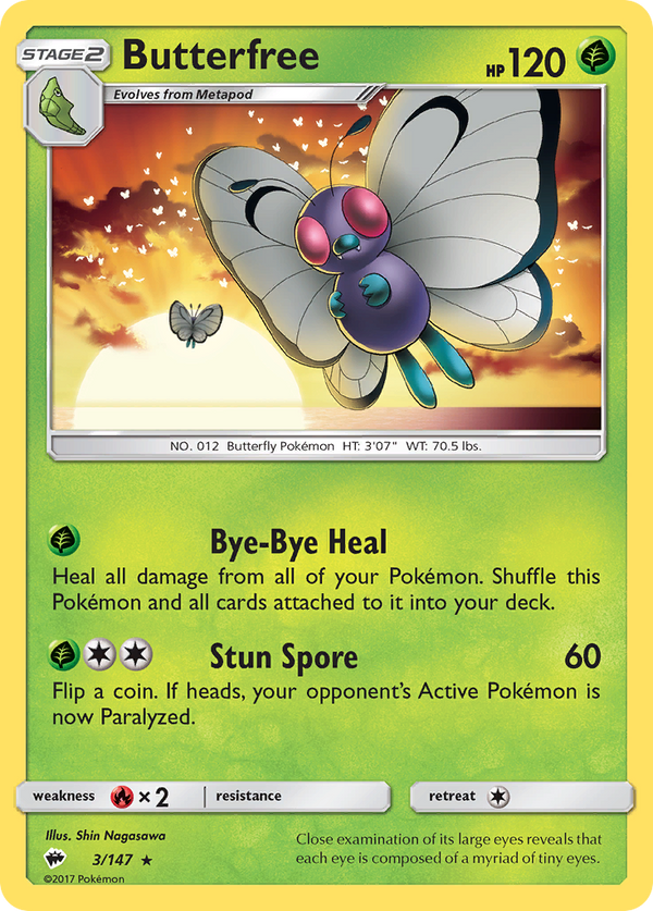 Butterfree - Burning Shadows SET-3