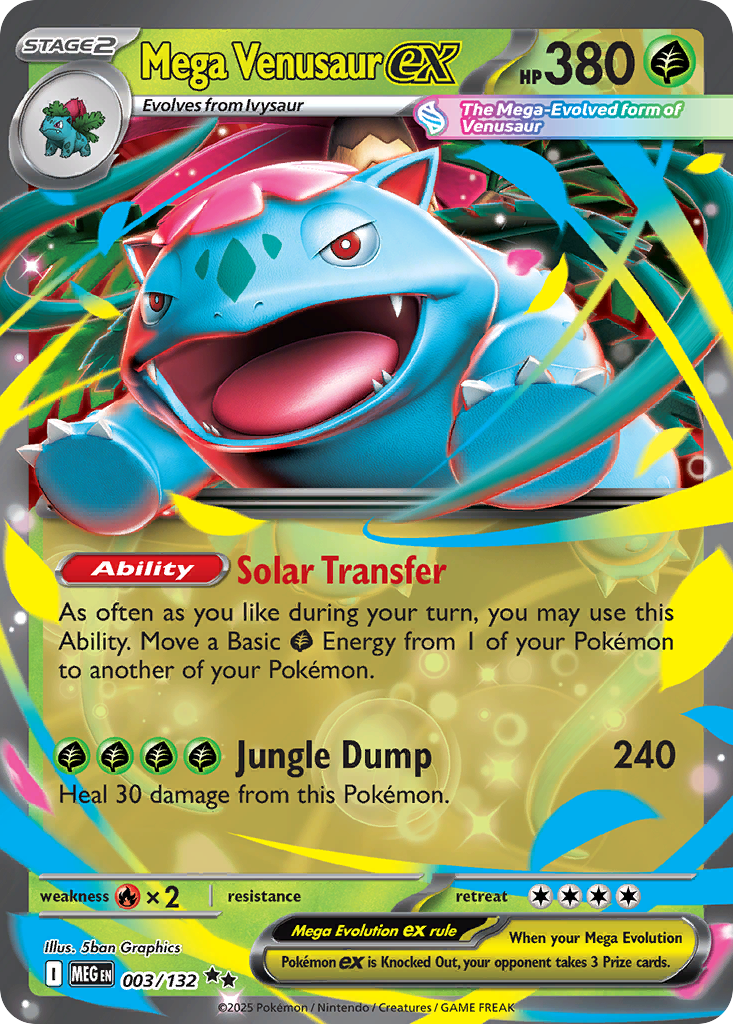 Mega Venusaur EX - Mega Evolution SET-3