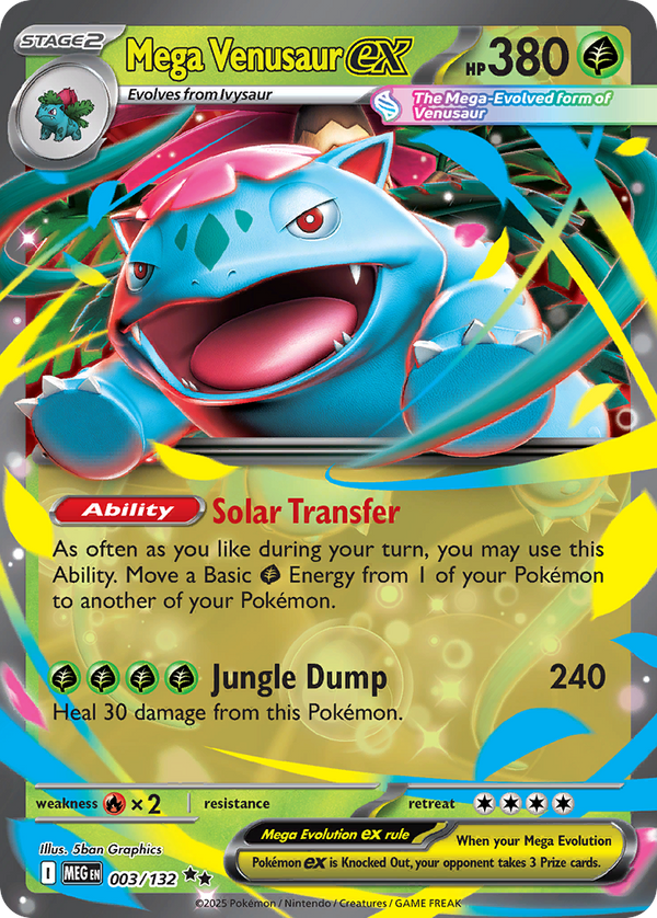 Mega Venusaur EX - Mega Evolution SET-3