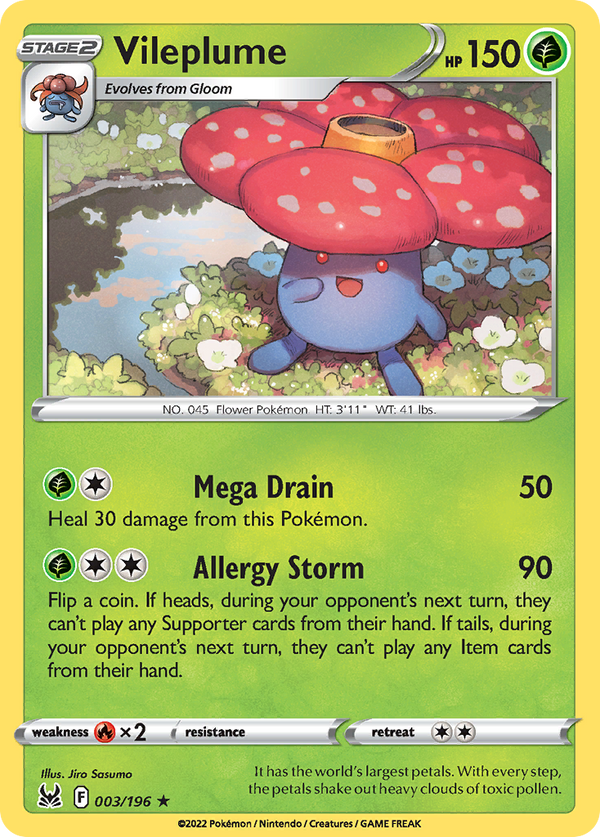 Vileplume - Lost Origin SET-3