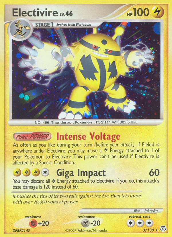 Electivire - Diamond & Pearl SET-3