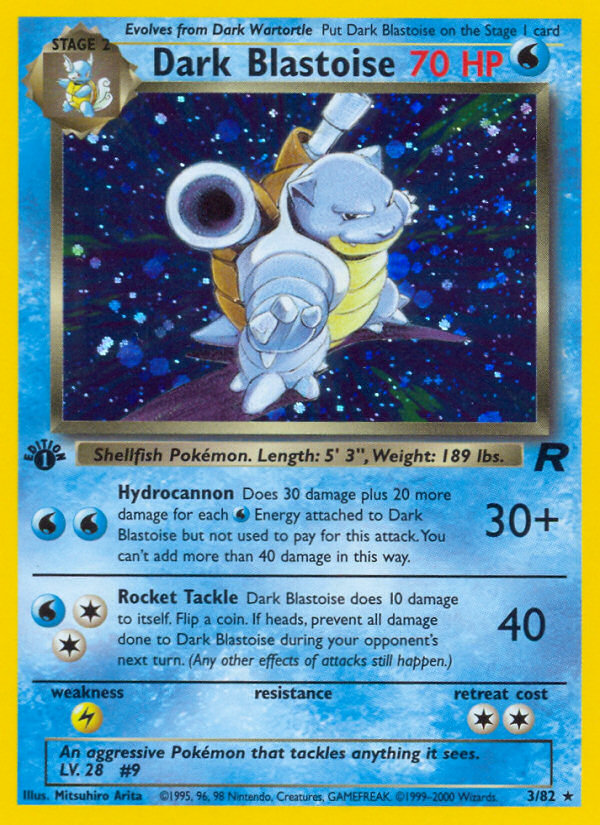 Dark Blastoise - Team Rocket SET-3