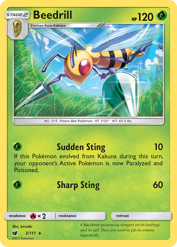 Beedrill - Crimson Invasion SET-3