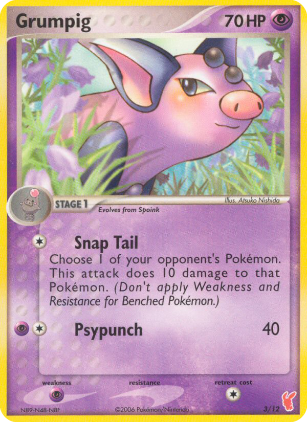 Grumpig - EX Trainer Kit 2 Plusle SET-3