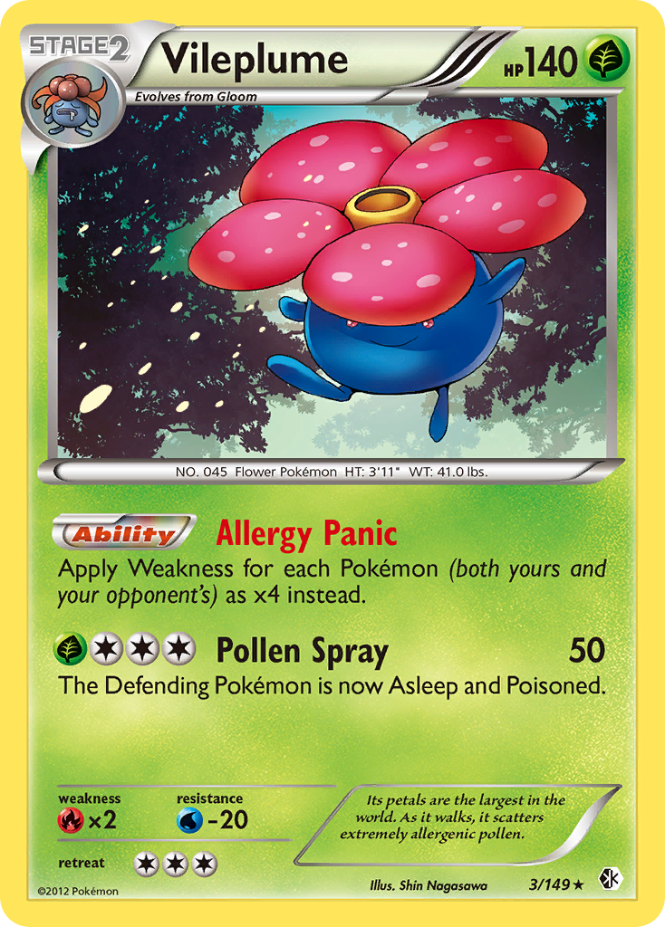 Vileplume - Boundaries Crossed SET-3