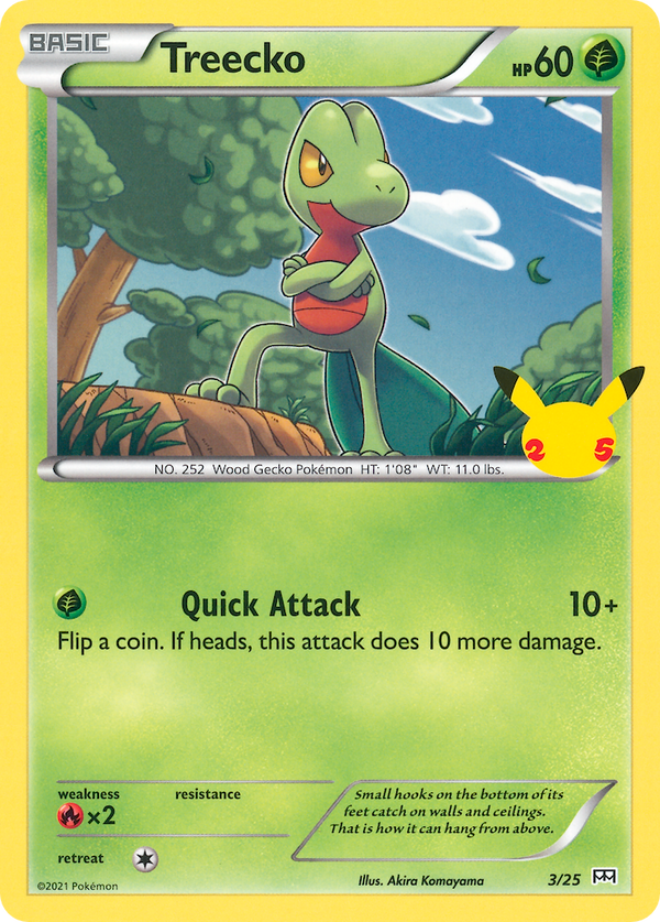 Treecko - McDonald's Collection 2021 SET-3