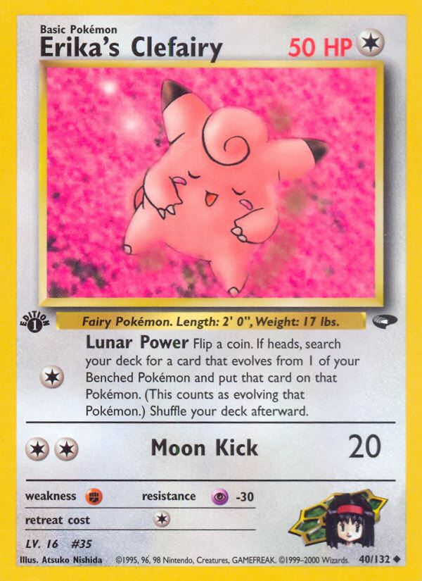 Erika's Clefairy - Gym Challenge SET-40