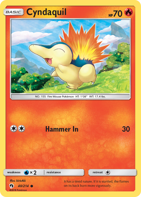 Cyndaquil - Lost Thunder SET-40