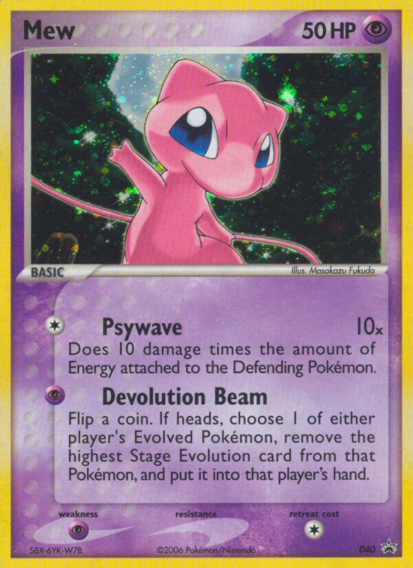 Mew - Nintendo Black Star Promos SET-40