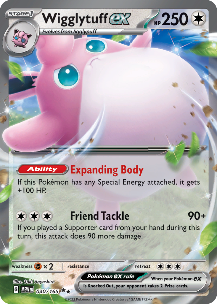 Wigglytuff EX - 151 SET-40