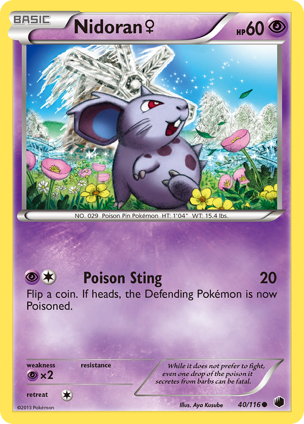 Nidoran ? - Plasma Freeze SET-40