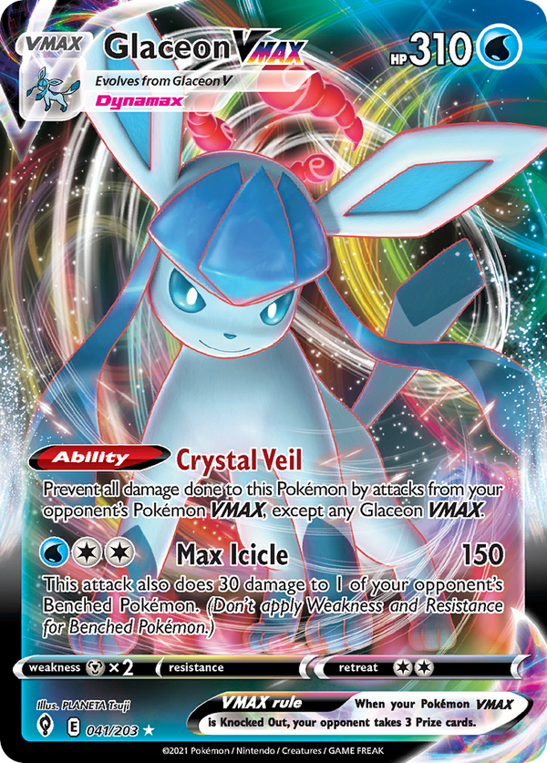 Glaceon VMAX - Evolving Skies SET-41