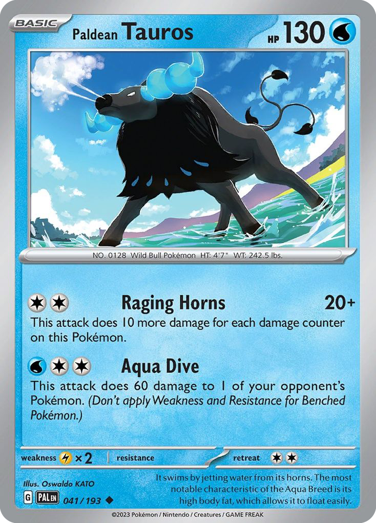 Paldean Tauros - Paldea Evolved SET-41