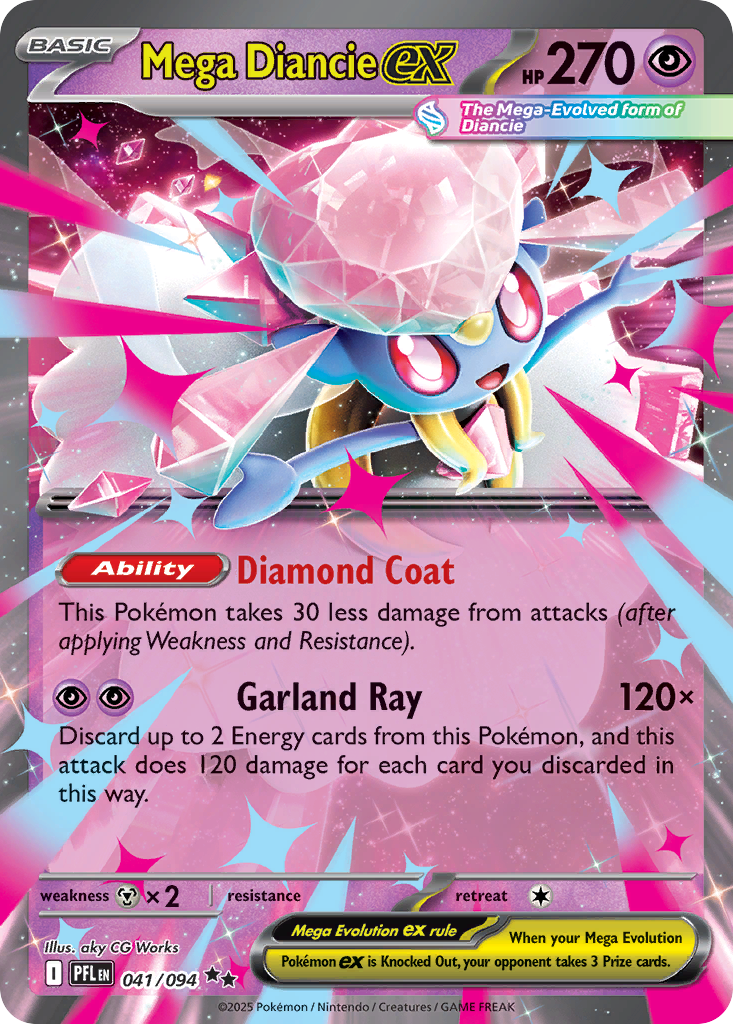 Mega Diancie ex - Phantasmal Flames SET-41