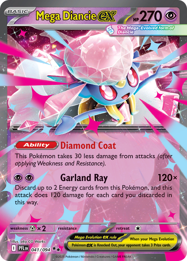 Mega Diancie ex - Phantasmal Flames SET-41