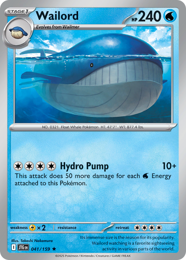 Wailord - Journey Together SET-41