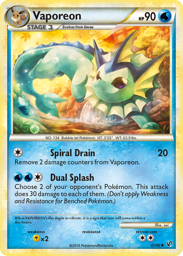 Vaporeon - HS Undaunted SET-41