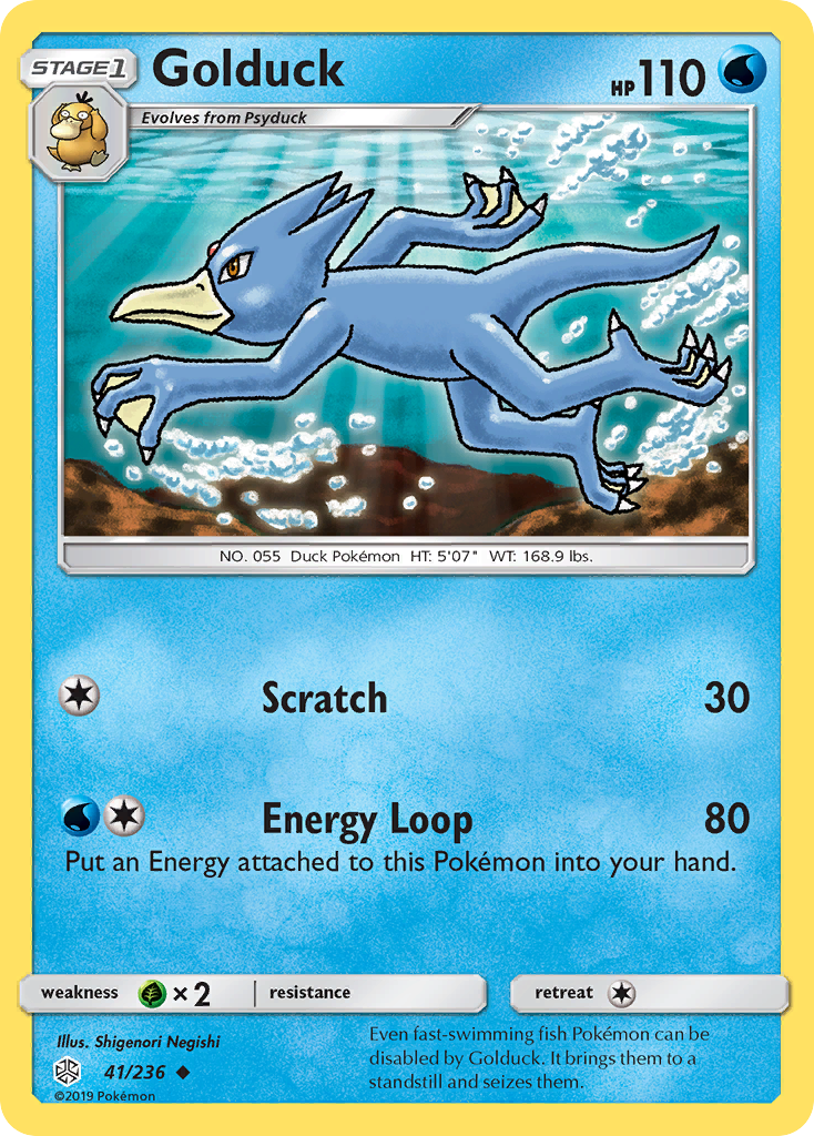 Golduck - Cosmic Eclipse SET-41