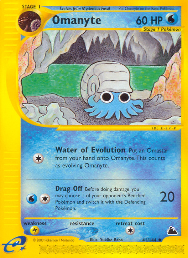 Omanyte - Skyridge SET-41