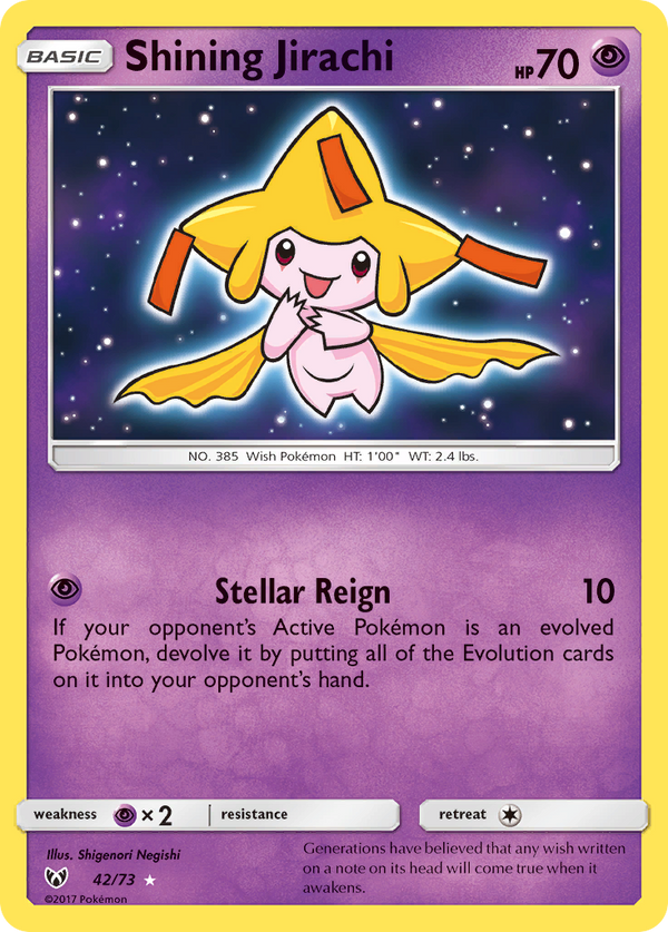 Shining Jirachi - Shining Legends SET-42