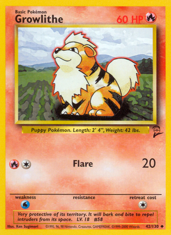 Growlithe - Base SET 2-42
