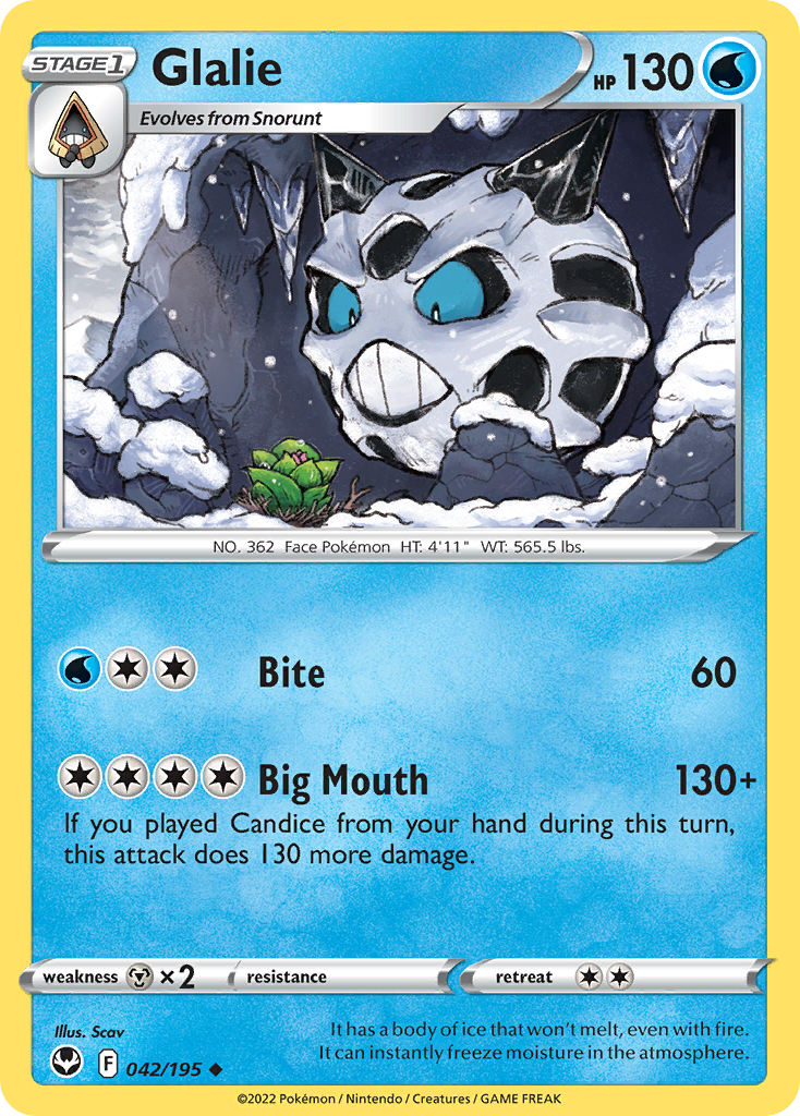 Glalie - Silver Tempest SET-42