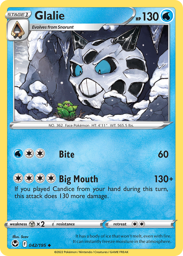 Glalie - Silver Tempest SET-42