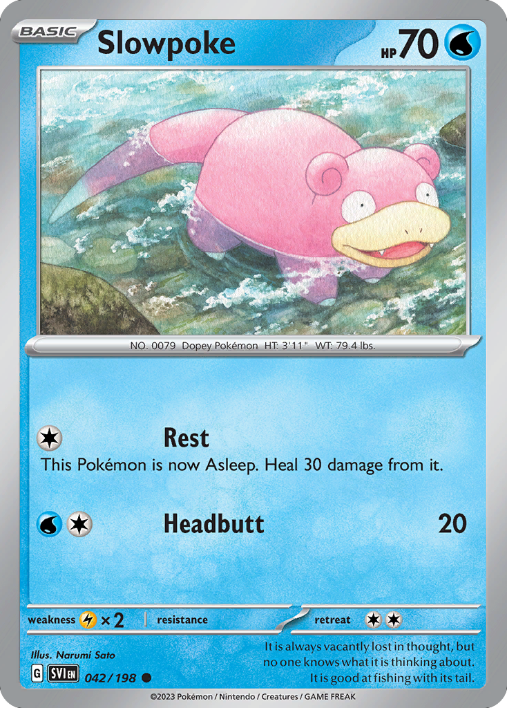 Slowpoke - Scarlet & Violet SET-42