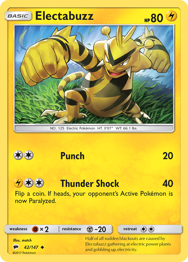 Electabuzz - Burning Shadows SET-42