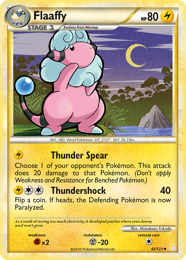 Flaaffy - HeartGold & SoulSilver SET-42