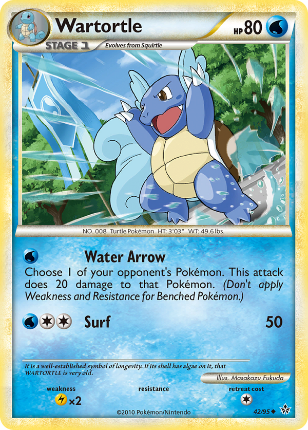 Wartortle - HS Unleashed SET-42